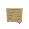Komoda z bukového masívu so 4 zásuvkami | postelerosty.sk
