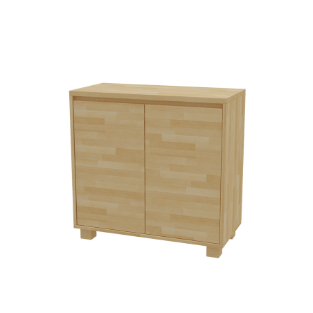 Komoda z masívneho bukového dreva s dvierkami | postelerosty.sk