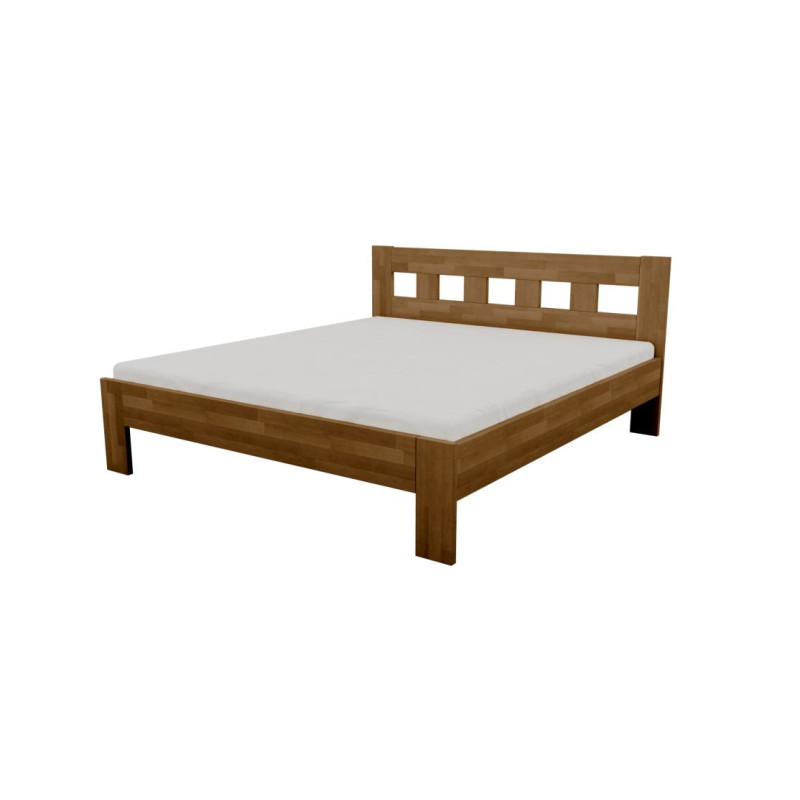 Drevená dizajnová posteľ SILVANA z bukového masívu | Mrava.sk