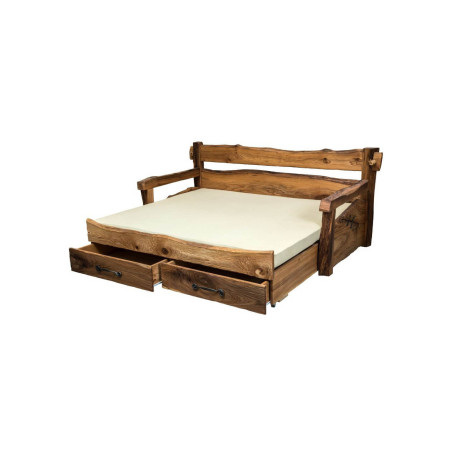 vysuvacia drevena postel