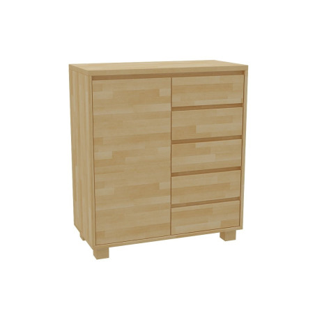 Komoda z bukového masívu zo zásuvkami | postelerosty.sk