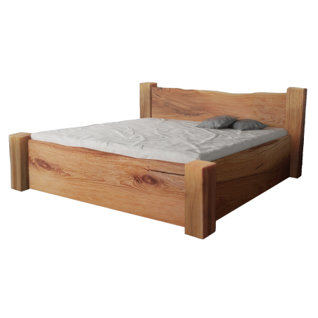 Luxusná dizajnová posteľ Adana z brestového dreva | postelerosty.sk