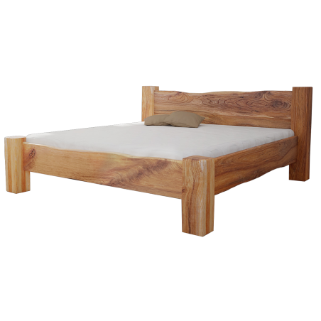 Luxusná dizajnová posteľ Dante z brestového masívu | postelerosty.sk