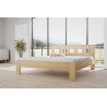 Drevená dizajnová posteľ SILVANA z bukového masívu | Mrava.sk