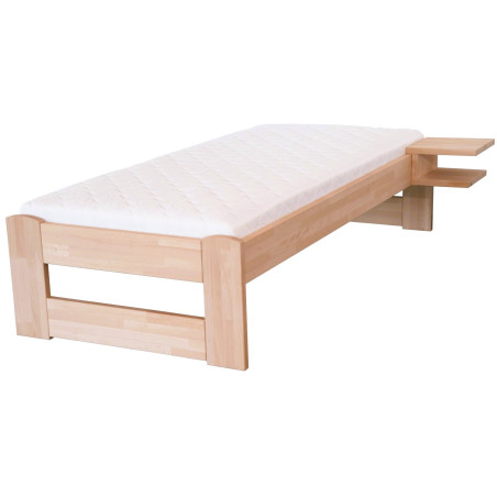 Minimalistická moderná posteľ NAPOLI z bukového masívu | Mrava.sk