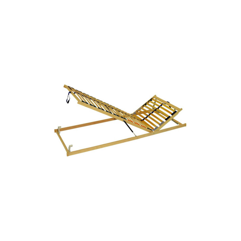 Lamelový polohovateľný rošt s predným piestovým výklopom