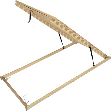 Polohovateľný rošt z masívnych bukových latiek | Mrava.sk