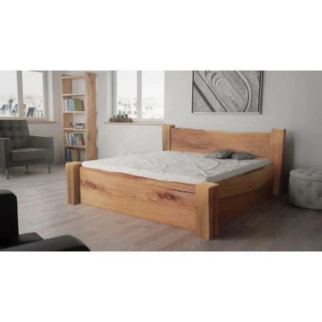 Luxusná dizajnová posteľ Adana z brestového dreva | postelerosty.sk