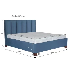 Čalúnená posteľ ERRAI