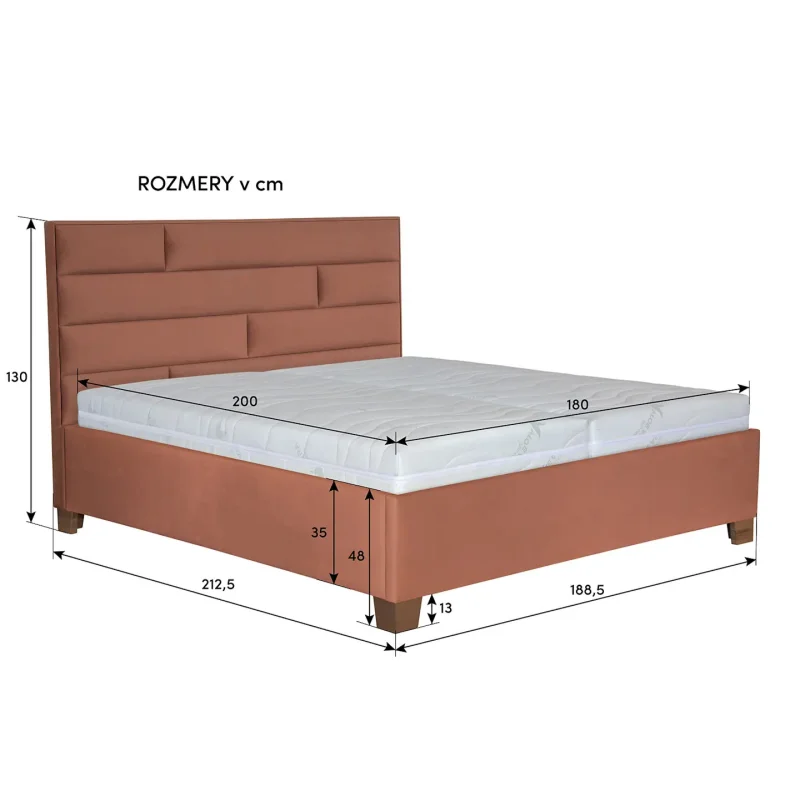 Čalúnená posteľ LAMDA